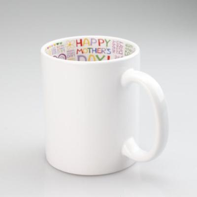 China Viable 11oz Color Theme Mug Inner Sublimation Printing Blank Mug Mugs Sublimation for sale