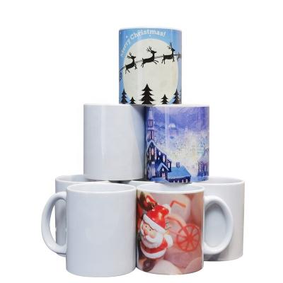 China Viable Customized Logo Color 11oz Coffee Mug Sublimation Mug Cup Mug for sale