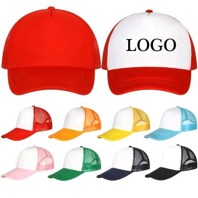 China 5 Panel Foam COMMON Mesh Sublimation Blank Mesh Trucker Custom Hats for sale