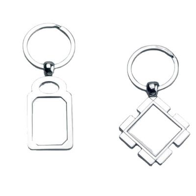 China Europe Sublimation Metal Key Chain Custom-made Company Logo Name Key Chains Blank for sale