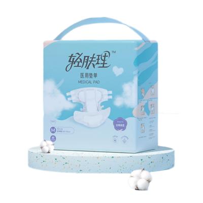 China Hot Selling Disposable Thick Adult Diapers Printed Stick On Size Adjustable Homeuse for sale