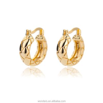 China TRENDY Gold Plated Boho Snake Earrings For Women By Silver Plated Ear Hoops Bridesmaid Wedding Jewelry for sale