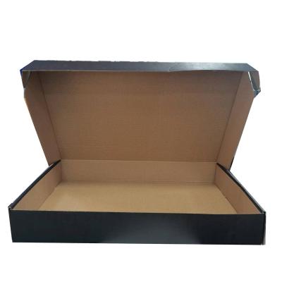 China Recyclable Custom Logo Customized Black Shipping Boxes Custom Logo Factory for sale