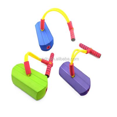 China NEW Design EVA Best Price OEM China EVA Foam Factory LED Sounds Fun Bungee Squeaky Jumper Toy Crazy Pogo Jumper for sale