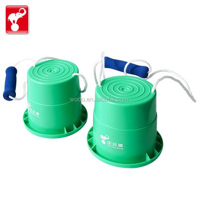 China KIDS PLAY FOR OEM Factory Custom Logo 3+ Plastic Stilt Step Walking Kids Training Balance Bucket Stilts Toy for sale