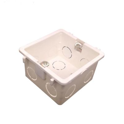 China PC high precision injection molding parts plastic product for socket SC05 electronic box cover for sale