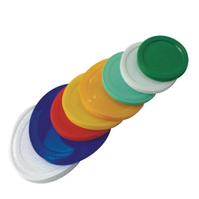 China Plastic Strip TPU Lids For Boxes Paper Tube Accessories Plastic Can Cover Plastic Bottle Can Cover Full Colors LID001 for sale