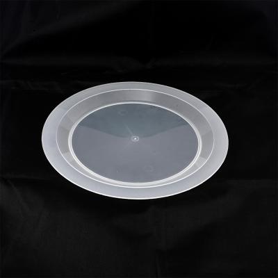 China Sustainable Clear Reusable ABS Injection Molding Thermoforming Plastic Household Dish Product P01 for sale