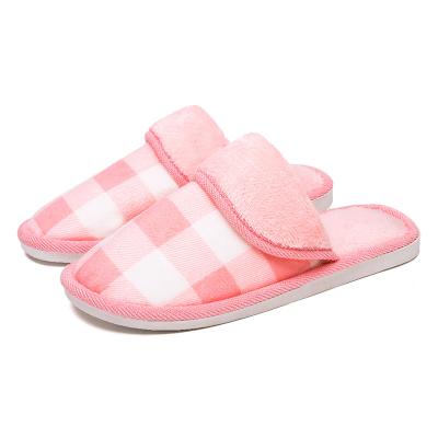 China Fashion Trend Women Winter Cotton Slippers Slip On Warm Slips Couples Shoes Indoor Coldproof Slip Fur Slippers for sale