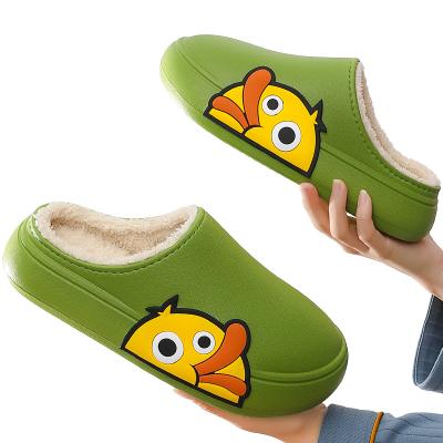 China Indoor Soft-Soled Slides Winter Kids Slippers Duck Anti-Slip Sandals Thermal Lightweight Cute Round Waterproof Kids Bedroom for sale