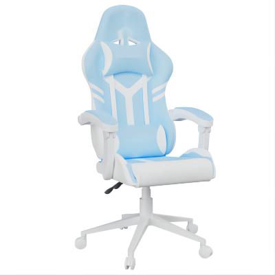 China Other Pink Led RGB Computer PC Gaming Chair Game PU Silla Leather Gamer Massage Packing Gaming Chair With Lights And Speakers for sale