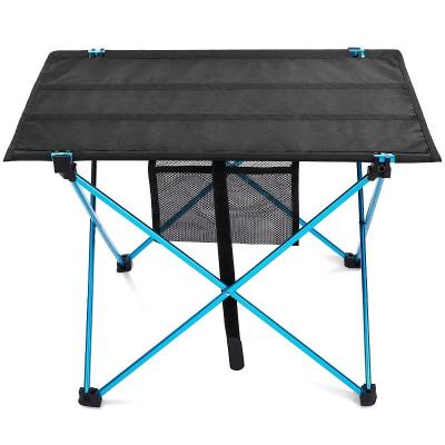 China Modern Ultralight Portable Folding Camping Table Compact Roll Up Tables With Carry Bag For Outdoor Camping Hiking Picnic for sale