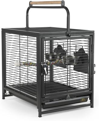 China Modern Pet Products Travel Carrier Bird Cage And Aviary For Bird for sale