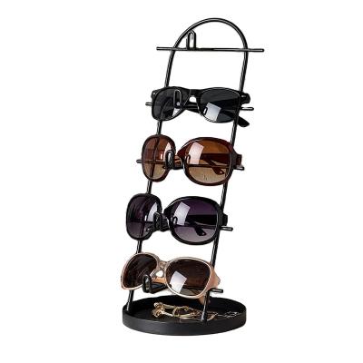 China Modern Wholesale 5 Tiers Metal Sunglasses Rack Display Rack For Shop Street Vendors for sale