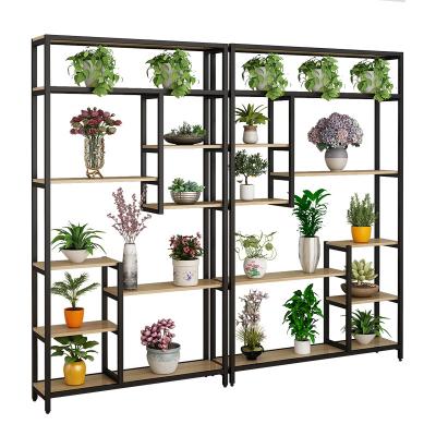 China Mordern Florist Metal Stand Flower Display Rack Customized for sale