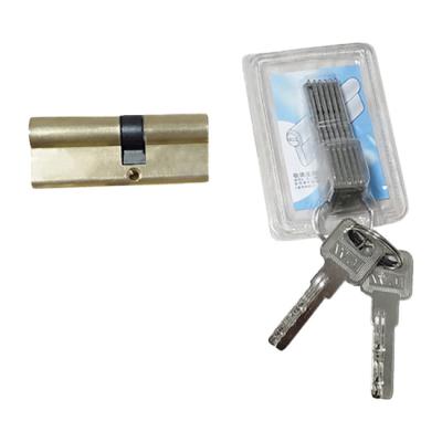 China Mordern design lock cylinder paint whole brass stainless iron nickel plating master keys for hotel manshion desk lock cylinder with keys for sale