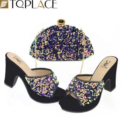 China Other Matching Ladies Shoes And Bags Set For Nigeria Party Shoes And Bags To Match 2021 for sale