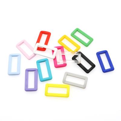 China POM Wholesale 32mm square small plastic buckle plastic buckle for strap colors more in stock for sale