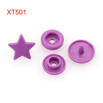 China Eco - Friendly Spot 500 Sets XT501 Folder Pocket Snaps Baby Clothes Button Plastic Snap Button for sale