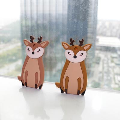 China Bestselling BPA Silicone Deer Rodent DIY Silicone Animal Toys Teether Newborn Teether Free Eco-Friendly for sale