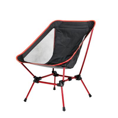 China Aluminum Alloy Modern Folding Chair Camping Chair Outdoor Portable Folding Square Chair for sale