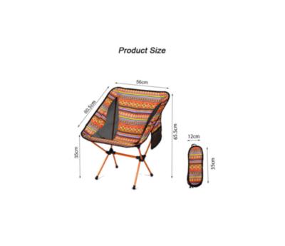 China New Modern Indian Style Retractable Portable Camping And Picnic Chair Ch-7 Indian Side Bag for sale