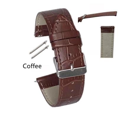 China Quick Release Leather Watch Bands For Mens Womens Handmade Vegetable Tanned Genuine Leather Watch Straps22mm Vintage Cowhide Leather for sale