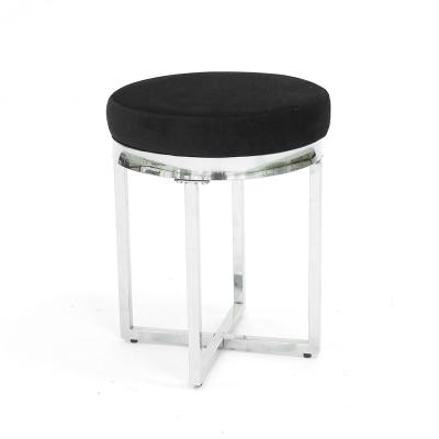 China Nordic Lux Living Room Furniture Stainless Steel Stool Stool Entryway Luxury for sale