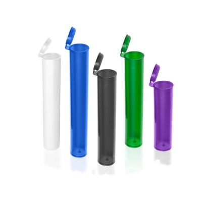 China Hot Selling Child Proof Plastic Preroll Rolling Tubes 78mm 90mm 98mm 109mm Child Resistance Blunt Joint Cap for sale