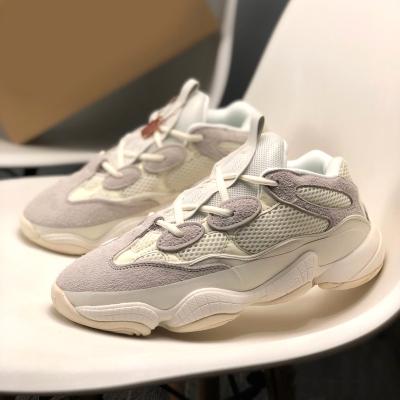 China 2021 Fashion Trend Latest Design Original Genuine Leather Yeezy 500 Cool Sneakers for sale