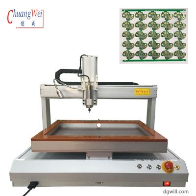 Китай LCD Digital Display Desktop Pcb Router Machine With Robust Frame продается