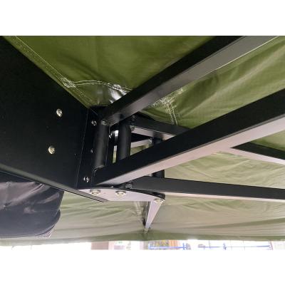 China Water Resistant 4wd Foxwing Tent 270 Degree Legless Fan Car Side Tent For Camping for sale