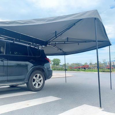 China Water Proof Oxford 4x4 Car Side Tent 270 Degree 4WD Camper Car Roof Side Tent Waterproof For Car Resistant for sale