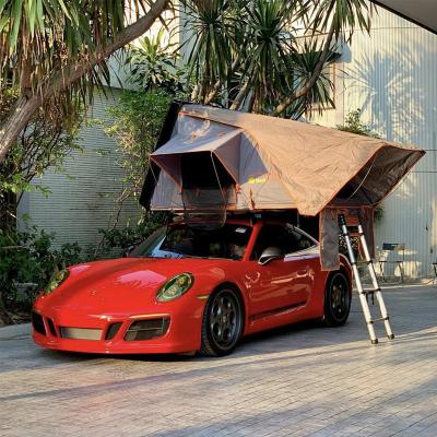 China Easy Install Automatic Hard Shell Rooftop Tent Roof Top Trailer Camper Canopy Sun Shelter Canopy Top Car Camping for sale