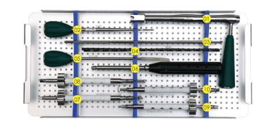 China Zervikaler Brust- Dorn-orthopädische chirurgische Instrument-hintere spinale Fixierungs-Instrumente zu verkaufen