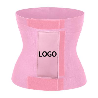 China Body Shaper Shapewear Waist Wrap Trimmers Viable Latex Cincher Slimming Belts Belly Trimmer Waist Trainer Pink for sale