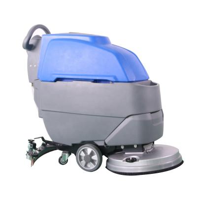 China Hotels D510S One Control Panel Semi-automatic Handheld Floor Scrubber Cleaning Machine for sale