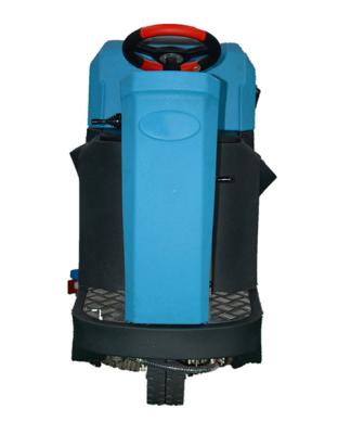 China RD560 Hotels Ride On Floor Scrubber Machine Single Brush Self Driving Warehouse Floor Cleaning Machine for sale