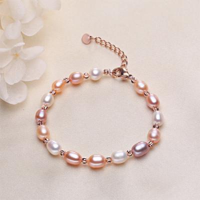 China Simple wild fashion adjustable bracelet of jewelry baroque women's fashion natural freshwater pearl bracelet pearl gift for sale