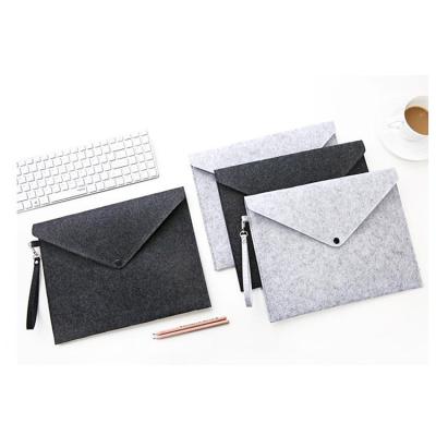 China Multifunctional Hot Selling Simple Assembling Business Office Briefcase A4 Folder Felt Bag for sale