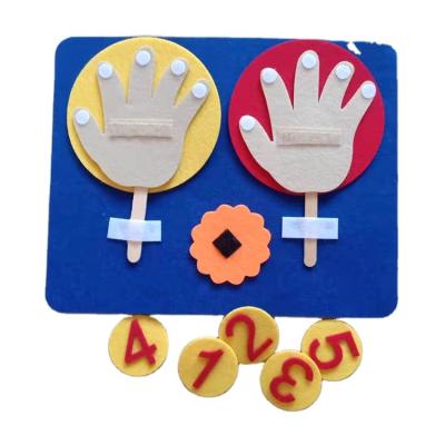 China Protect Factory Supply Children Learning Board Toy Early Education Children Handmade Felt Toys for sale