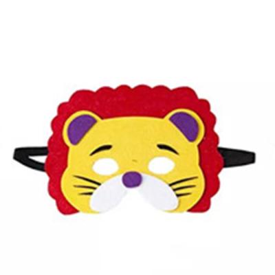 China Fashion Wolf Party Decoration Felt Toy Eco-friendly Felt Eye Mask Halloween Party Animal Cute Holiday Celebration Mask for sale