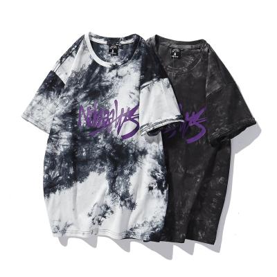 China Wholesale Anti Wrinkle Factory Price Anti Wrinkle Apparel Shorts 2021 Summer Oversized Tye Dye T Shirts Tee Tie Dye T-shirts for sale