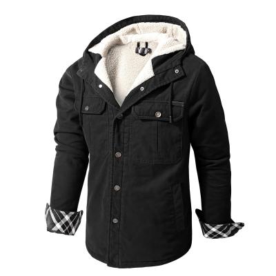 China New Fashion Breathable Hoodie Cotton Men's Breathable Jackets&coats Fleece Lined Mens Winter Jacket for sale