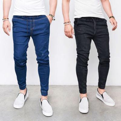 China Breathable Breathable Elastic Waistband Jogger Jeans Slim Style For Men for sale