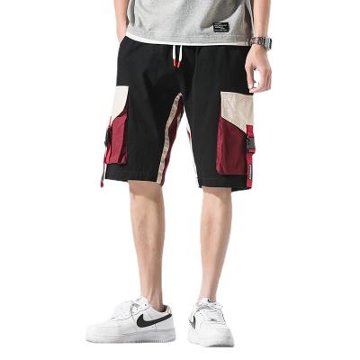 China Hot Selling 100% Cotton Anti Wrinkle Anti-Wrinkle Sports Pants Men Pockets Solid Color Loose Multi Cargo Casual Shorts for sale