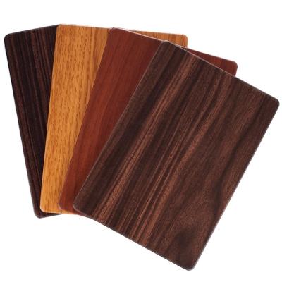 Cina MKS001 Outdoor Wood Aluminum Composite Panel 3mm Thickness Wall Panel  PVD Colored in vendita