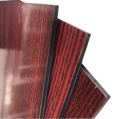 China MKS001 Outdoor Wood Aluminum Composite Panel Exterior Wall Cladding PVD Colored for sale