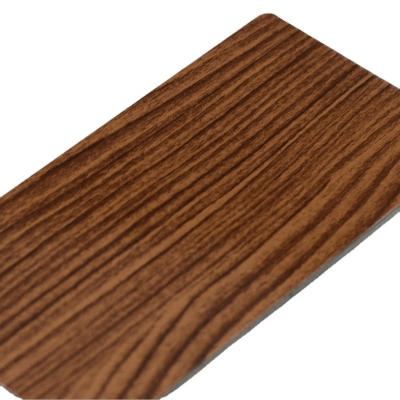 China 2mm 3mm 4mm single side with wooden PE PVDF coating decorative aluminum composite panel for sale