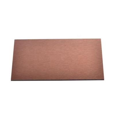 Κίνα Direct factory Brushed ACP ACM 3mm 4mm aluminum composite panel προς πώληση